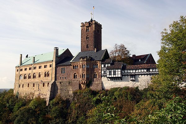 Die Wartburg bei Eisenach, Thüringen