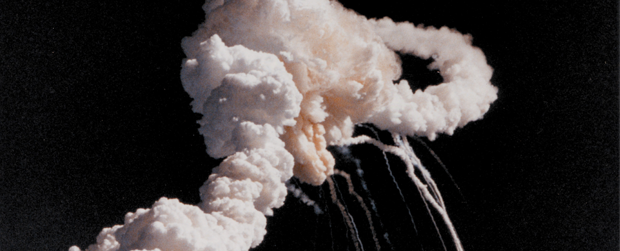 Explosion der Challenger