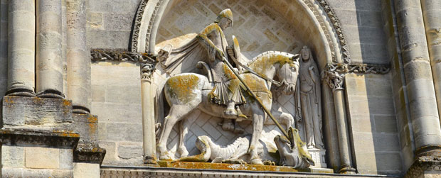 Der heilige Georg ist ein bekannter Schutzpatron