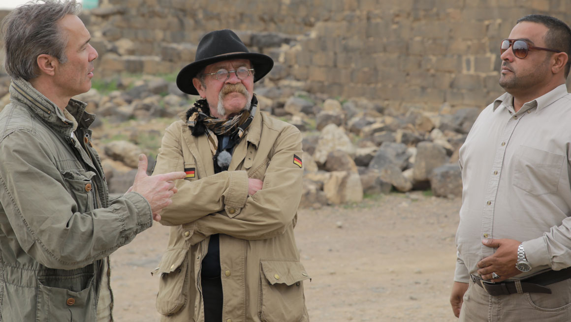 TV-Serie Guardians of Heritage - Hüter der Geschichte mit Hannes Jaenicke in Zaatari auf HISTORY 9