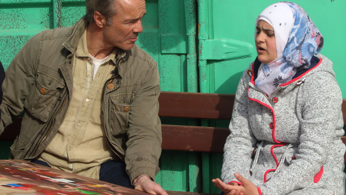 TV-Serie Guardians of Heritage - Hüter der Geschichte mit Hannes Jaenicke in Zaatari auf HISTORY 3