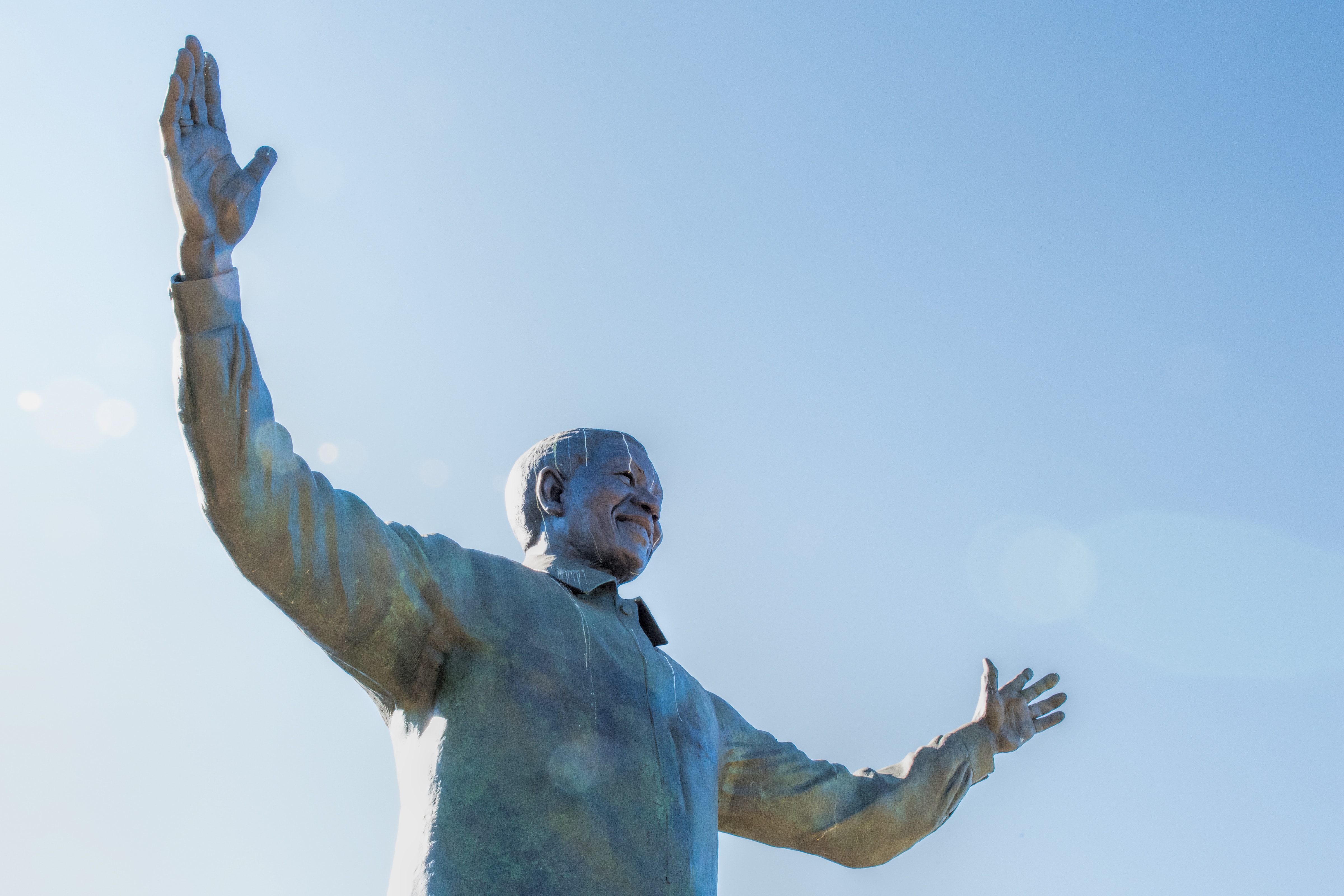 Statue von Nelson Mandela