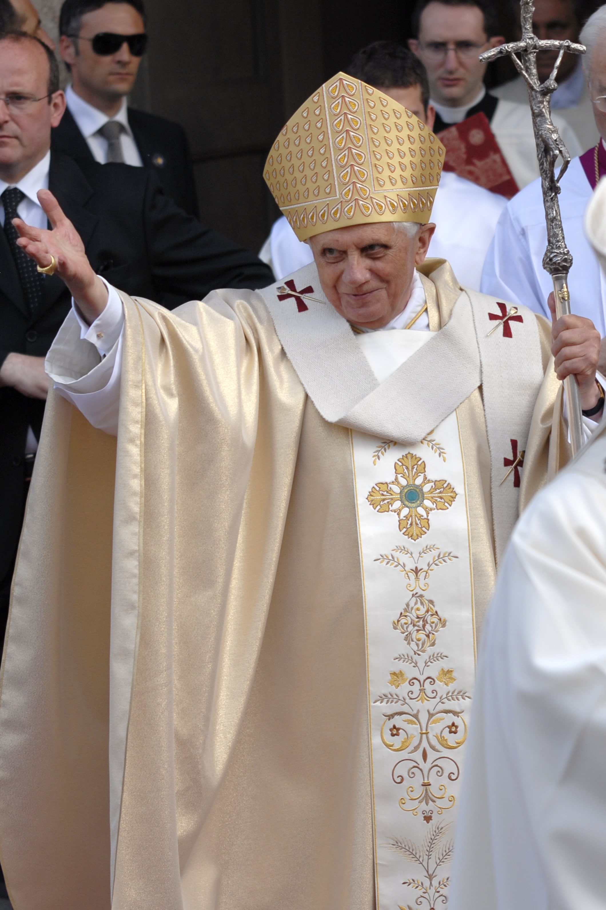 Papst Benedikt XVI., als er noch im Amt war